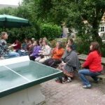 Klankbordsessie in de tuin